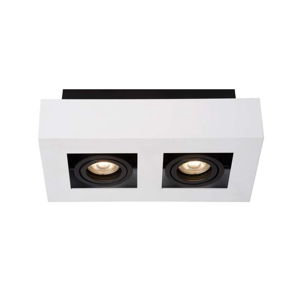 Lucide Plafondspot Xirax 2 Lamp - Wit 1 Lucide Plafondspot Xirax 2 Lamp - Wit