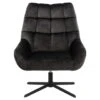 Fauteuil Devin - Stof - Grijsbruin