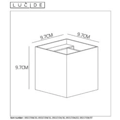 Lucide Wandlamp Xio - Koffie 7 Lucide Wandlamp Xio - Koffie -Leenbakker Winkel 81028120 2100