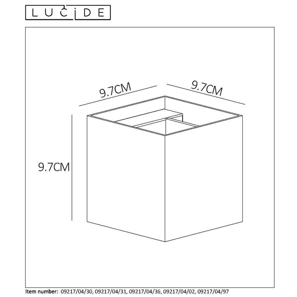 Lucide Wandlamp Xio - Koffie 4 Lucide Wandlamp Xio - Koffie - Afbeelding 4