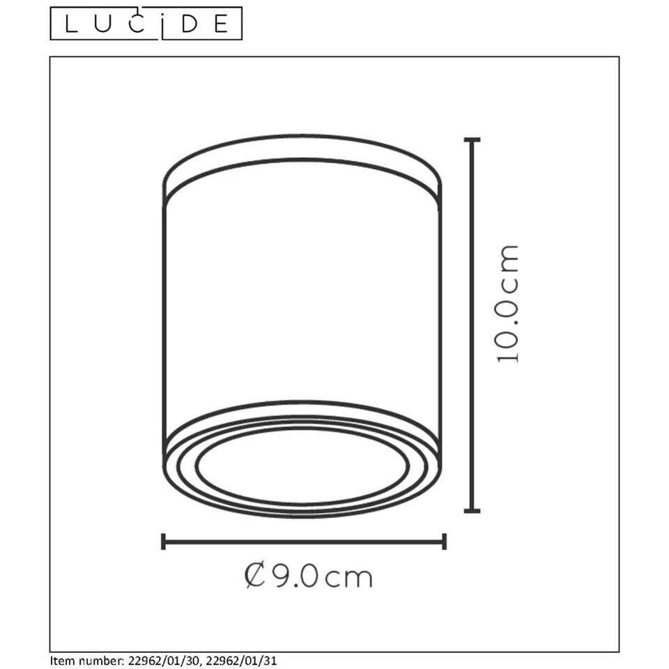 Lucide Plafondspot Aven - Wit - Ø9 Cm 4 Lucide Plafondspot Aven - Wit - Ø9 Cm - Afbeelding 4