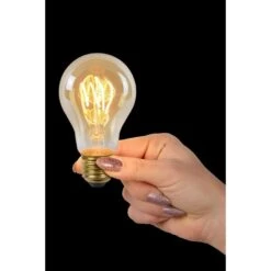 Lucide LED Bulb Twilight Filament Lamp E27 4W - Amber - Ø6 Cm -Leenbakker Winkel 81028237 0400