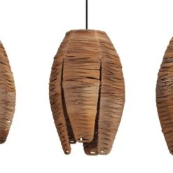 EGLO Hanglamp Mongu 3-lichts - Zwart/bruin -Leenbakker Winkel 81028648 0300