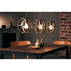 Brilliant Hanglamp Basia 3 Lichts - Zwart -Leenbakker Winkel 81029037 0500
