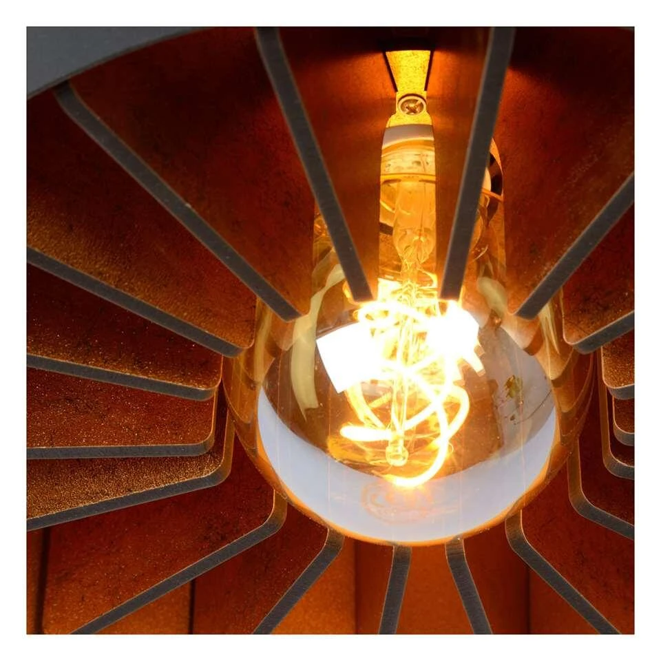 Lucide Plafondlamp Zidane - Zwart - Ø30 Cm 4 Lucide Plafondlamp Zidane - Zwart - Ø30 Cm - Afbeelding 4