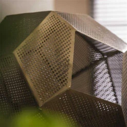 Industriële Tafellamp Polly Hexagon Metaal - 30x30x30 Cm - Metaal - Koperkleurig -Leenbakker Winkel 814c48bd32af4037a52a82c33533edb9