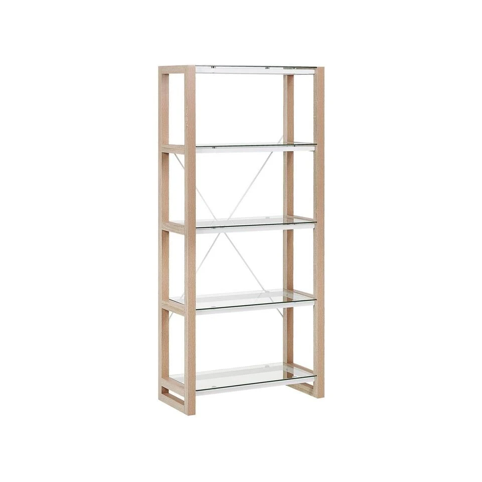 Beliani JENKS/CLARITA - Wit Mdf, Vezelplaat 4 Beliani JENKS/CLARITA - Wit Mdf, Vezelplaat - Afbeelding 4