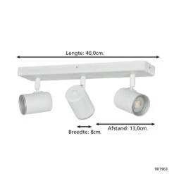 EGLO Consuma 1 Spot - GU10 - 40 Cm - Wit -Leenbakker Winkel 82b258b84fca4dfebe4fe50d99f01cb2