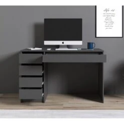 Meubella - Bureau Avio - Grijs - 120 Cm -Leenbakker Winkel 8356678d796244259242bd47141e70ee