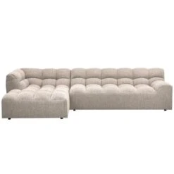 WOOOD Allure Chaise Longue Bank Links - Polyester - Naturel-79x324x165 -Leenbakker Winkel 84736783b5eb4498b10258b03f42e9da