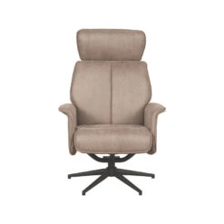 LABEL51 Fauteuil Verdal - Taupe - Micro Suede - 79x77x109 Cm -Leenbakker Winkel 857114606653449b98d1c0587ac859eb