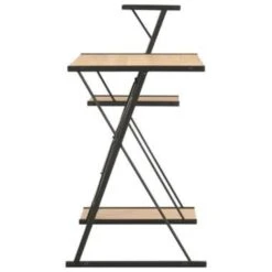 VidaXL Bureau Met Schap 116x50x93 Cm Zwart En Eikenkleurig -Leenbakker Winkel 874af4cc34ac4cb7806cde3042348520