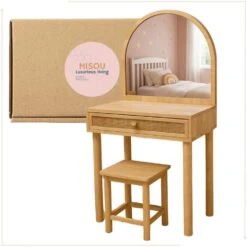 MISOU Make Up Tafel - Bruin 19 MISOU Make Up Tafel - Bruin -Leenbakker Winkel 8891255b64204b12a1cbac0792135fa5