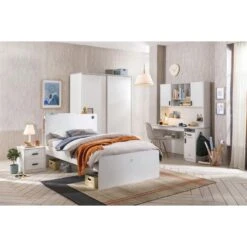 California - Bureau - Tienerkamer - 58x138x179 Cm - Wit 8 California - Bureau - Tienerkamer - 58x138x179 Cm - Wit -Leenbakker Winkel 8ae2d0cdc3c443919094aae7c465e7d4