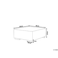 Beliani Ottomaan LUNGO - Zwart Leer -Leenbakker Winkel 8b1e505f3524461f9e145de835871166