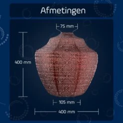 LUMIZ Solar Lampion Bazaar Crown - 40 Cm - Koper -Leenbakker Winkel 8b5231fb66624f5bb55c5afc1ce4f537