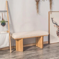 Bank Van Massief Hout En Witte Lussen -Leenbakker Winkel 8c0018f90ddb49d080794dcf5292dc46