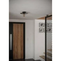 EGLO Lintmill Plafondlamp - Wandlamp - E27 - Ø 30 Cm - Zwart/Grijs -Leenbakker Winkel 8c805d957dc841ad8e665bc8d6ba0d3c