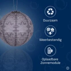 LUMIZ Solar Lampion Marrakesh Rond - 30 Cm - Paars -Leenbakker Winkel 8cca9fac13cf402bab9efa6e60ee4f58