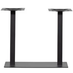 WOOOD Bistro Dubbele Vierkante Buisvoet - Metaal - Zwart - 72x80x40 9 WOOOD Bistro Dubbele Vierkante Buisvoet - Metaal - Zwart - 72x80x40 -Leenbakker Winkel 8d35f6823f824761b85d3a5d01a0876e