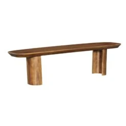 StarFurn Eetkamerbank Walnoot Mangohout - 220x38x45cm - Maré -Leenbakker Winkel 8e5f798fa5c247879bbd4dc61d86b1cc 1