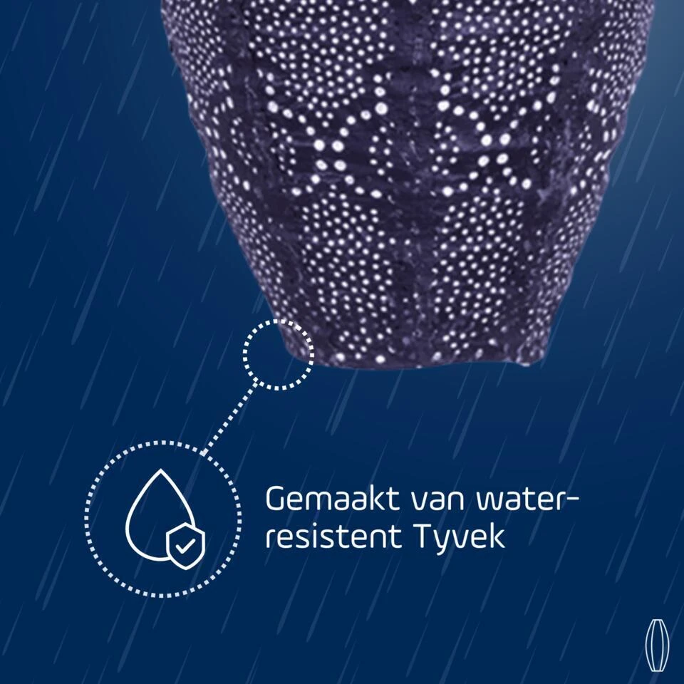 LUMIZ Solar Lampion Bazaar Long Oval - 20 Cm - Future Dusk 4 LUMIZ Solar Lampion Bazaar Long Oval - 20 Cm - Future Dusk - Afbeelding 4