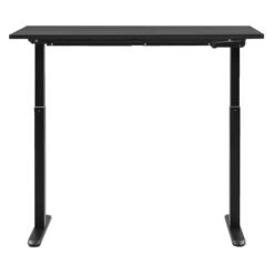 Bureau Homeworx Zit/sta Handmatig Verstelbaar – Zwart/zwart - 75/118x120x70 Cm -Leenbakker Winkel 90103612 0101