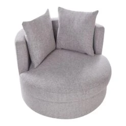 DALBY - Fauteuil - Grijs - Stof -Leenbakker Winkel 90287c29b8ea403f8e57b96c37a832b2