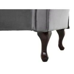 LATTES - Chaise Longue - Grijs - Rechterzijde - Fluweel -Leenbakker Winkel 9040b86041d64f15a39d6dc89f897bb4