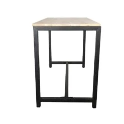 Bartafel Acaciaout & Zwart Metaal - 180x80x110cm - Jim -Leenbakker Winkel 9065dea1c79a4b4ca471c71f8d260eb1