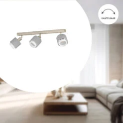 EGLO Bellizzi Spot - E14 - 43 Cm - Grijs/Wit -Leenbakker Winkel 9123a6e6efa743aab1e7340fe3d4d8c4