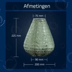 LUMIZ Solar Lampion Baar Tulip - 20 Cm - Sage Green -Leenbakker Winkel 9144727f923a44caa8c274e2b287253e