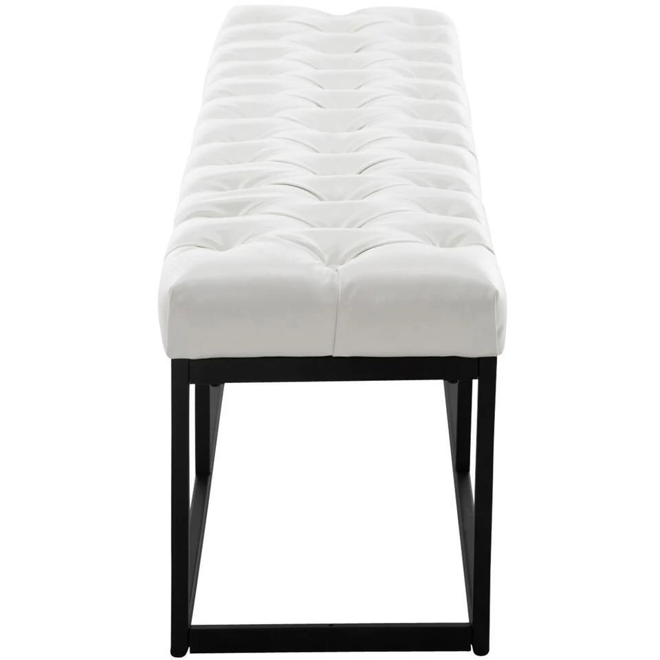 CLP 2-zits Bankje Amun 150 Cm - Wit 4 CLP 2-zits Bankje Amun 150 Cm - Wit - Afbeelding 4