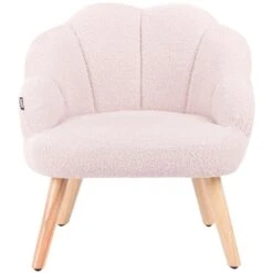MILAND - Kinderfauteuil - Pastelroze - Bouclé -Leenbakker Winkel 925a65cdcbac45f6a047818d9a873613