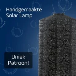 LUMIZ Solar Lampion Mosaic Cylinder - 28 Cm - Taupe -Leenbakker Winkel 93192b092f9d4bb3aaf66a08bb86069b
