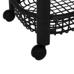 5Five Keuken/badkamer Trolley 4 Laags - 46 X 25 X 79 Cm - Zwart -Leenbakker Winkel 9491d75c6d90470fa1c84aa26da2b4a4
