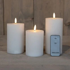 Anna's Collection LED Stompkaarsen Met Afstandsbediening - 3x - Wit 5 Anna's Collection LED Stompkaarsen Met Afstandsbediening - 3x - Wit -Leenbakker Winkel 94d4dd3dbcc14daa8b7b976c0e8d4cc8