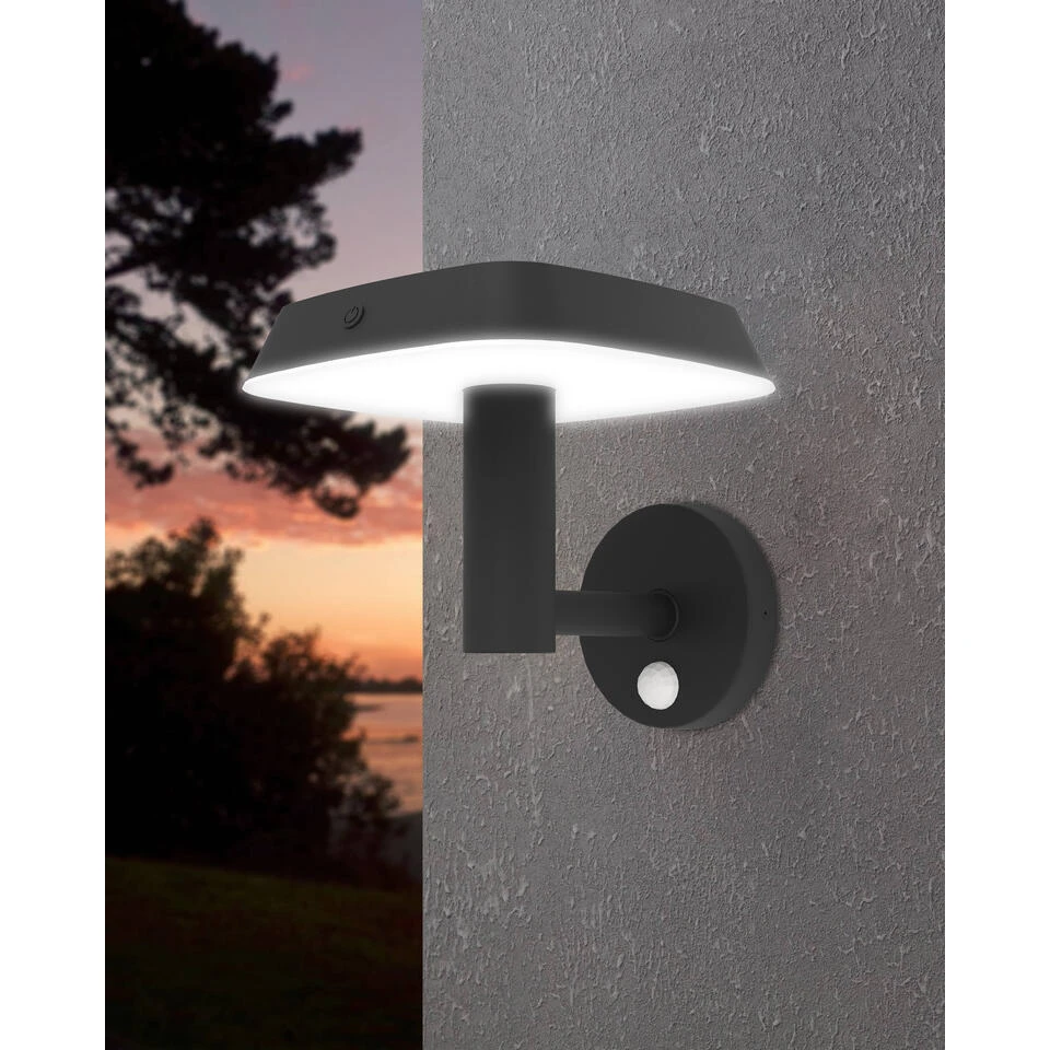EGLO Dreoli Solar Wandlamp - LED - 21 Cm - Zwart/Wit 2 EGLO Dreoli Solar Wandlamp - LED - 21 Cm - Zwart/Wit - Afbeelding 2