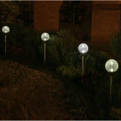 Luxform Solar Tuinlamp - 1x - RVS - LED Softtone Effect - D12 X H55 Cm -Leenbakker Winkel 957565d59ff94bd0a5e067337ba4f67d