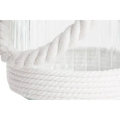 Items Windlicht Kaarshouder - Wit - Glas - Met Touw - 18 Cm -Leenbakker Winkel 97b86ded6d13463e8ff8bca5655b7a96