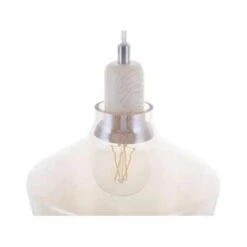 Beliani Hanglamp SANTON - Transparant Glas -Leenbakker Winkel 98510b139d5049bca707ea98c94bbed7