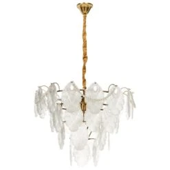 ACARIGUA - Kroonluchter - Messing/Transparant - Glas 16 ACARIGUA - Kroonluchter - Messing/Transparant - Glas -Leenbakker Winkel 992605d2c1964606b93e96b785529abb