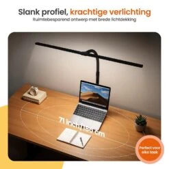 Goliving Bureaulamp Met Klem - 78 CM - LED Dimbaar - Touch Bediening 12 Goliving Bureaulamp Met Klem - 78 CM - LED Dimbaar - Touch Bediening -Leenbakker Winkel 992ce5a3ce064cc0b178e20ff50ca591