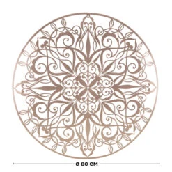 Art For The Home - Metal Art - Luxe Mandala Roségoud D80cm 9 Art For The Home - Metal Art - Luxe Mandala Roségoud D80cm -Leenbakker Winkel 9a79be5eac144dcd86de399e69176724