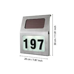 EGLO Orimini Wandlamp - Zonne-energie - LED - Huisnummer -Leenbakker Winkel 9d66da7690e54c80bb59f7803ebcbc6e