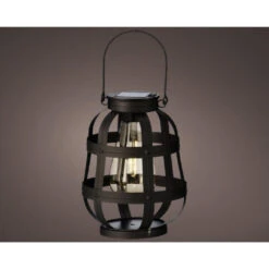 Lumineo Lantaarn - Solar - Metaal - Zwart - Met Hengsel - 18 Cm 5 Lumineo Lantaarn - Solar - Metaal - Zwart - Met Hengsel - 18 Cm -Leenbakker Winkel 9d7a135d675e4c62a5c86ba483e04676