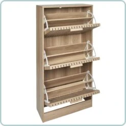 Nordix Schoenenkast Met 3 Lades Schoenen Opbergsysteem Bruin Schoenenrek -Leenbakker Winkel 9d7e3a5f2cf54a7aae8db8f4b4010be6