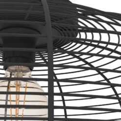 EGLO Rinroe Plafondlamp - E27 - Ø 45 Cm - Industrieel - Metaal - Zwart -Leenbakker Winkel 9e43c46b9c634358b8f868815c95f3b7