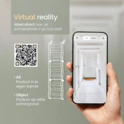 O'DADDY Hangend Schoenenrek Deur - Geschikt Voor Opdek En Stompe Deuren - Wit -Leenbakker Winkel 9e72f211bb0b497cae5c8de426dc9fcb