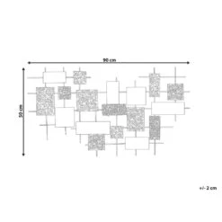Beliani Wanddecoratie ASTATINE - Goud Metaal -Leenbakker Winkel 9f69e8c56897482ba263fe0a88677b34